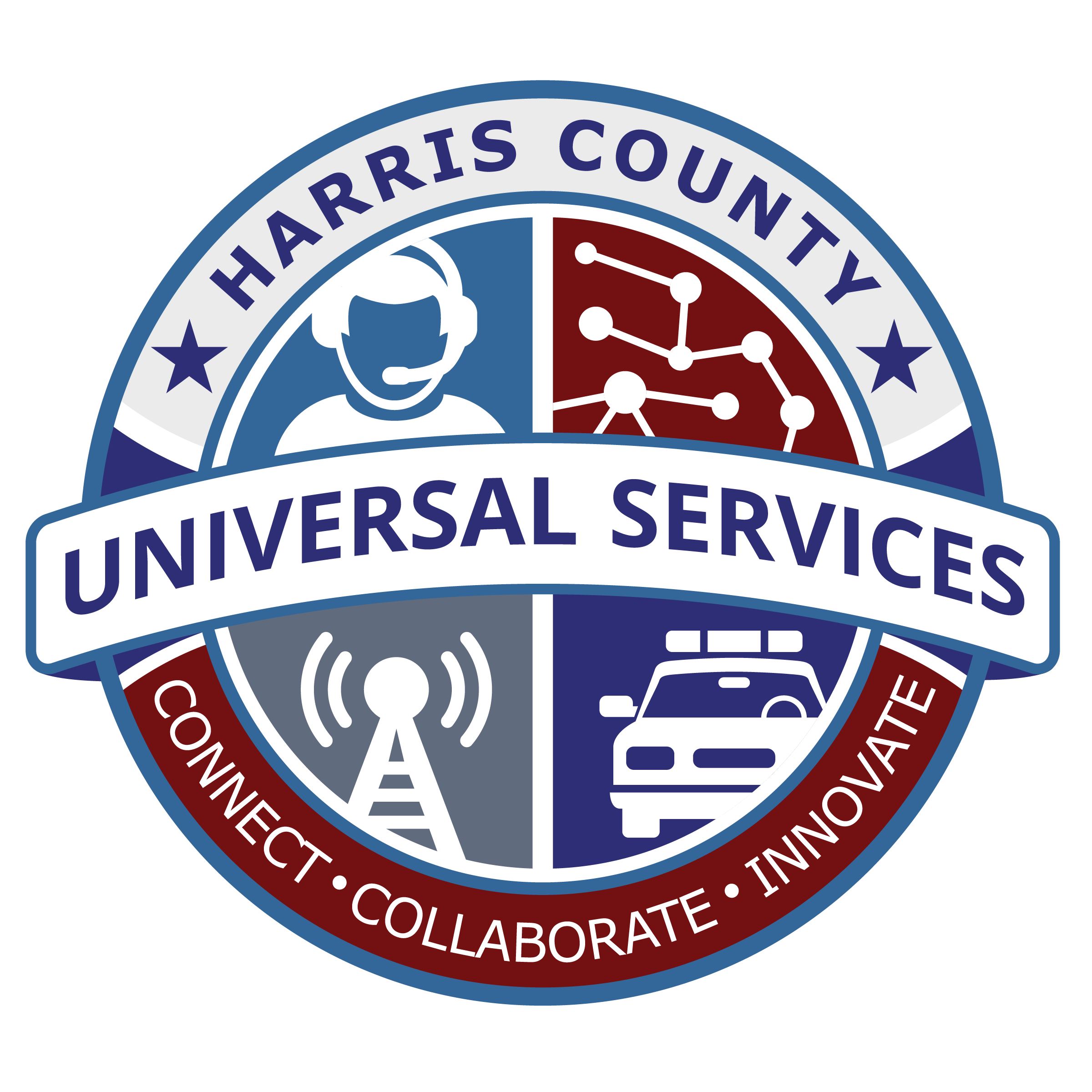 Harris County Universal Services Logo